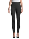 Valentino Banded Skinny Pants In Nero