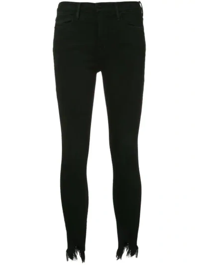 Frame Skinny Trousers In Black