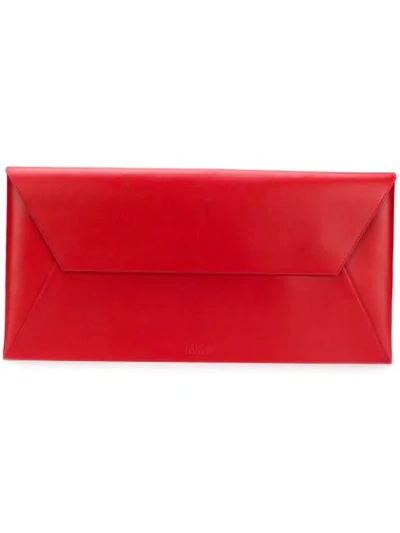 Mm6 Maison Margiela Long Envelope Clutch - Red
