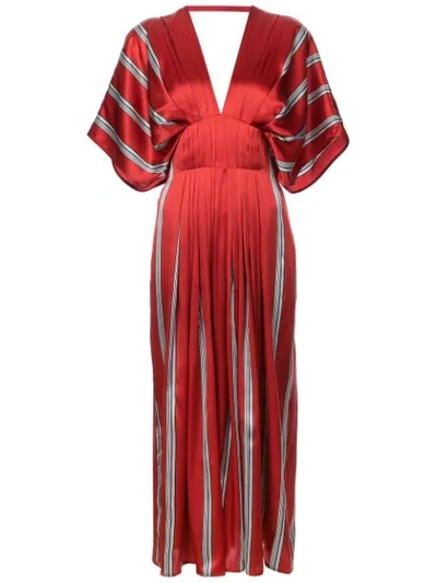 Roksanda Deep V-neck Dress - Red