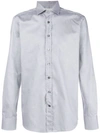 Etro Cutaway Collar Shirt In Grey