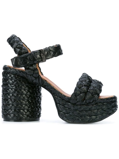 Clergerie Block Heel Sandals - Black