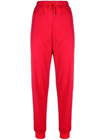 Versace Logo Track Pants - Red