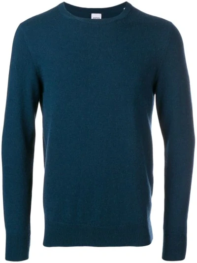 Aspesi Crew-neck Sweater In Blue