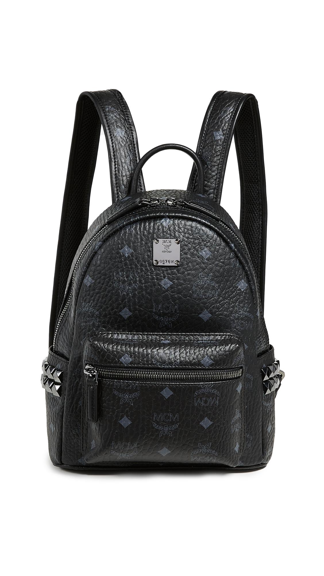 mcm backpack mini black