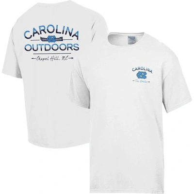 Comfort Wash White North Carolina Tar Heels Great Outdoors T-shirt
