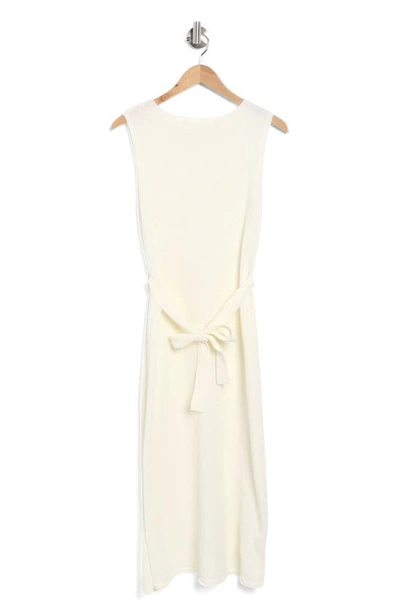 Stitchdrop Nantucket Sleeveless Dress In Optic White