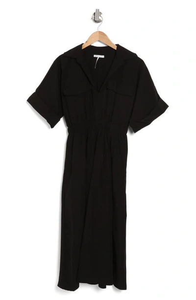 Stitchdrop Everett Shirtdress In Black