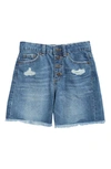 Jessica Simpson Kids' Relax Bermuda Shorts In Med Wash
