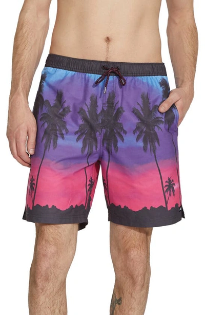 Micros Ocean Ave Swim Shorts In Multi-color