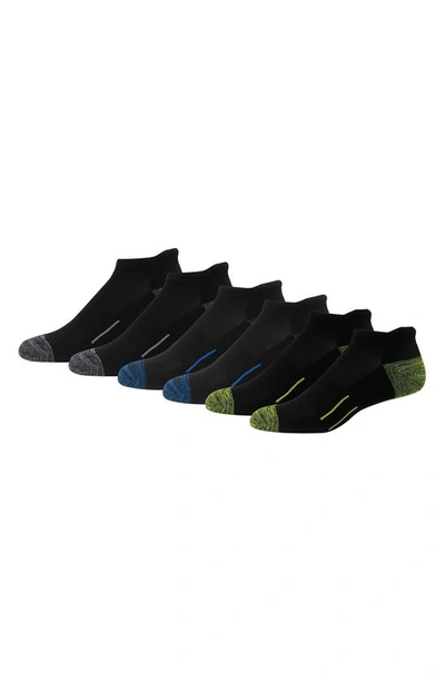 Arnold Palmer 6-pack Assorted No-show Socks In Black