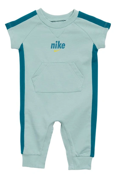 Nike Babies' Kangaroo Pocket Romper In Mineral