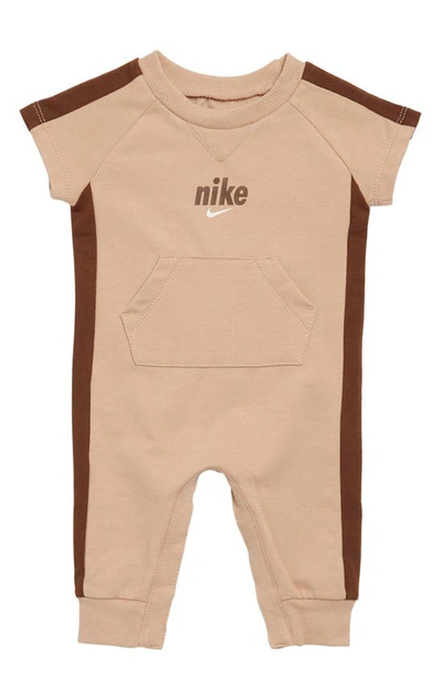 Nike Babies' Kangaroo Pocket Romper In Hemp