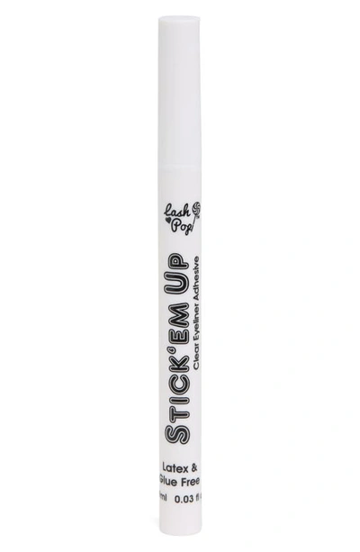 Lash Pop Lashes Stick Em Up Clear Eyeliner Adhesive In White