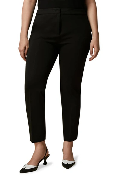 Marina Rinaldi Slim Jersey Trousers In Black