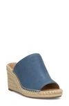 Lucky Brand Cabriah Espadrille Platform Wedge Slide Sandal In Light Blue