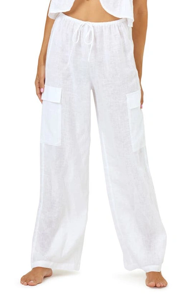 L*space Sundown Cargo Trousers In White