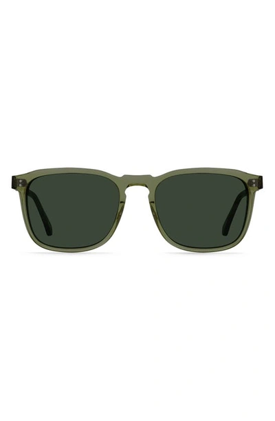 Raen Wiley Polarized Square Sunglasses In Green