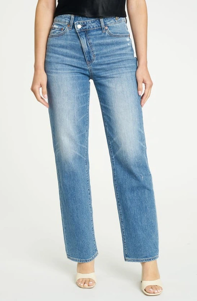 Daze Sun Straight Leg Jeans In Multi