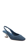 Katy Perry The Laterr Woven Slingback Pump In Blue