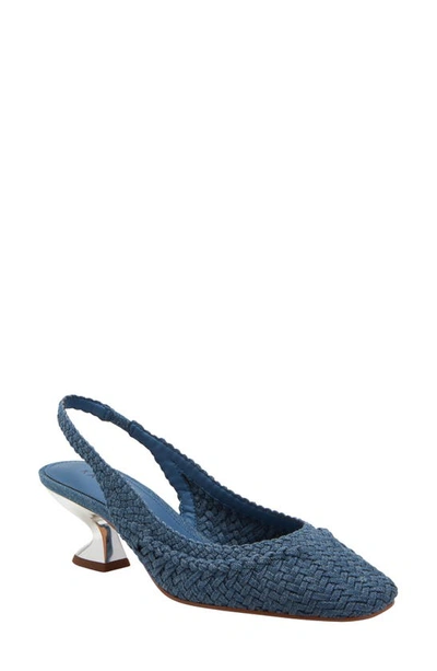 Katy Perry The Laterr Woven Slingback Pump In Blue