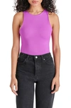 Steve Madden Nico Sleeveless Bodysuit In Magenta Purple