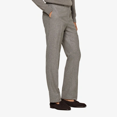 Suitsupply Taupe Milano Pants In Gray