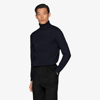 Suitsupply Navy Turtleneck