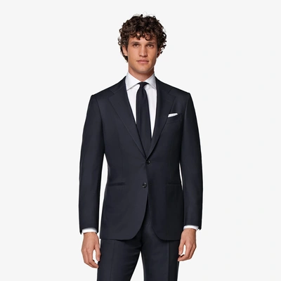 Suitsupply Navy Tailored Fit Havana Suit