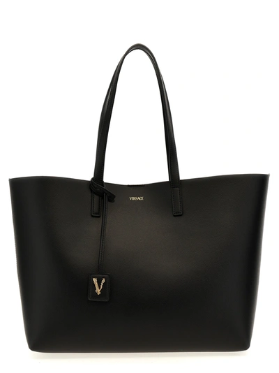 Versace Virtus Tote Bag Black
