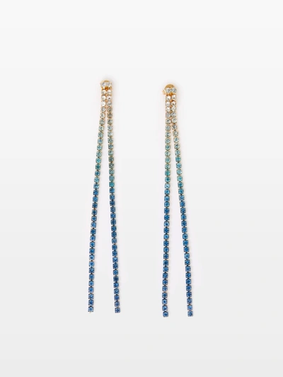 French Connection Waterfall Drop Earrings Blue Ombre