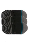 Stance Sensible 3-pack No-show Socks In Black