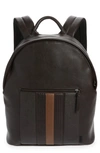 Ted Baker Esentle Stripe Backpack In Chocolate