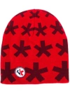 Rossignol All Over Logo Beanie In Red