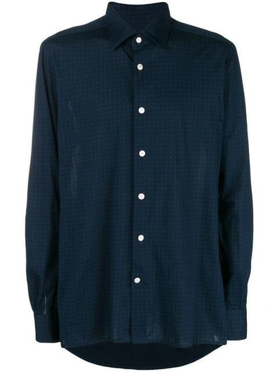 Kiton Klassisches Hemd In Blue