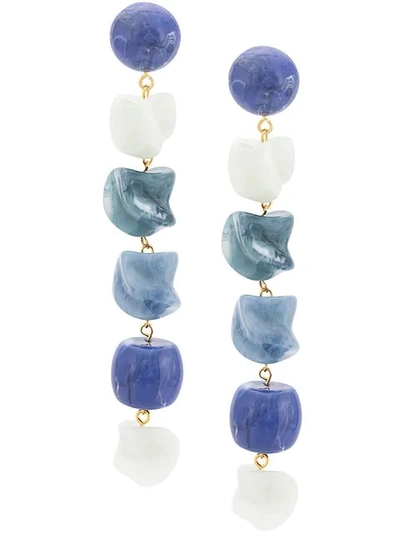 Cult Gaia Stone Earrings - Blue
