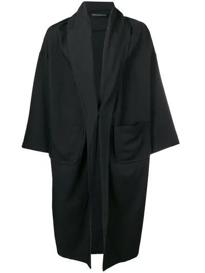 Yohji Yamamoto Oversized Coat - Black