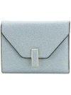 Valextra Envelope Purse - Blue