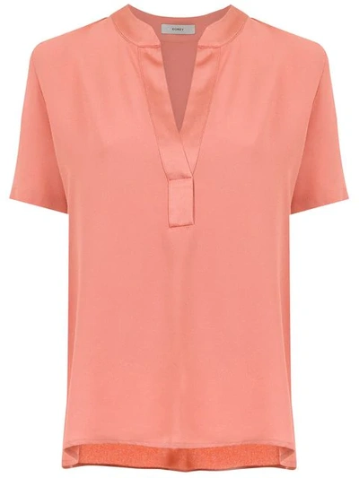 Egrey Short Sleeved Blouse - Pink