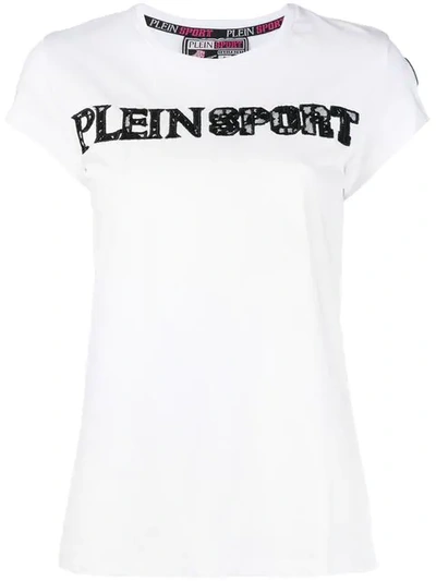 Plein Sport Lace Logo T-shirt - White