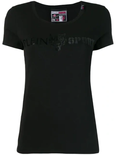 Plein Sport Equipment Logo Print T-shirt - Black