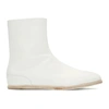 Maison Margiela Tabi Ankle Boots - White In H0518 Offwh