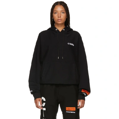 Heron Preston Black Handle With Care Hoodie