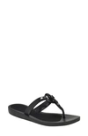 Guess Tyana Flip Flop In Black- Manmade