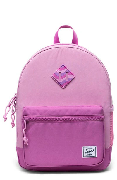 Herschel Supply Co Kids' Heritage Kid Size Backpack In Pastel Lavender/ Spring Crocus