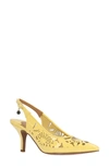 J. Reneé Vanani Slingback Pointed Cap Toe Pump In Soft