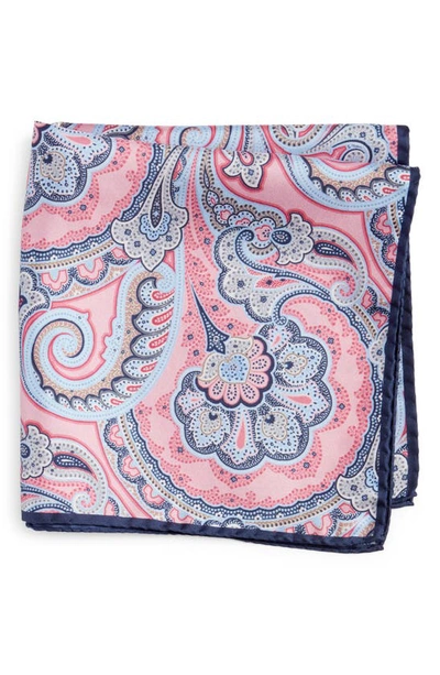 Nordstrom Silk Pocket Square In Pink