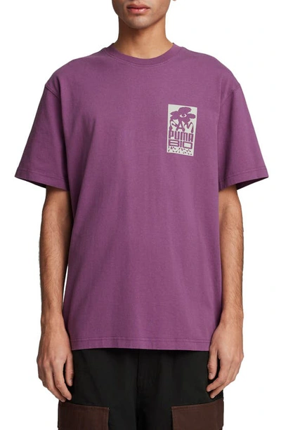 Puma X P.a.m. Graphic T-shirt In Crushed Berry