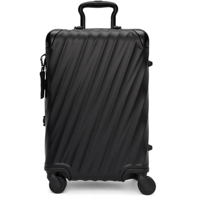 Tumi Black International Carry-on Suitcase In Matte Black