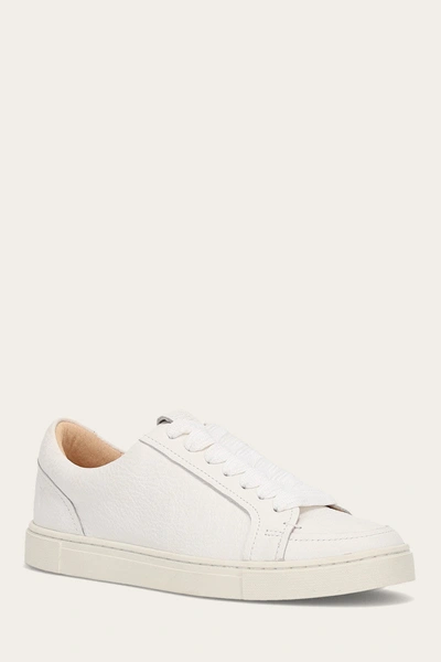 The Frye Company Frye Ivy Court Low Lace Sneaker Sneaker In White